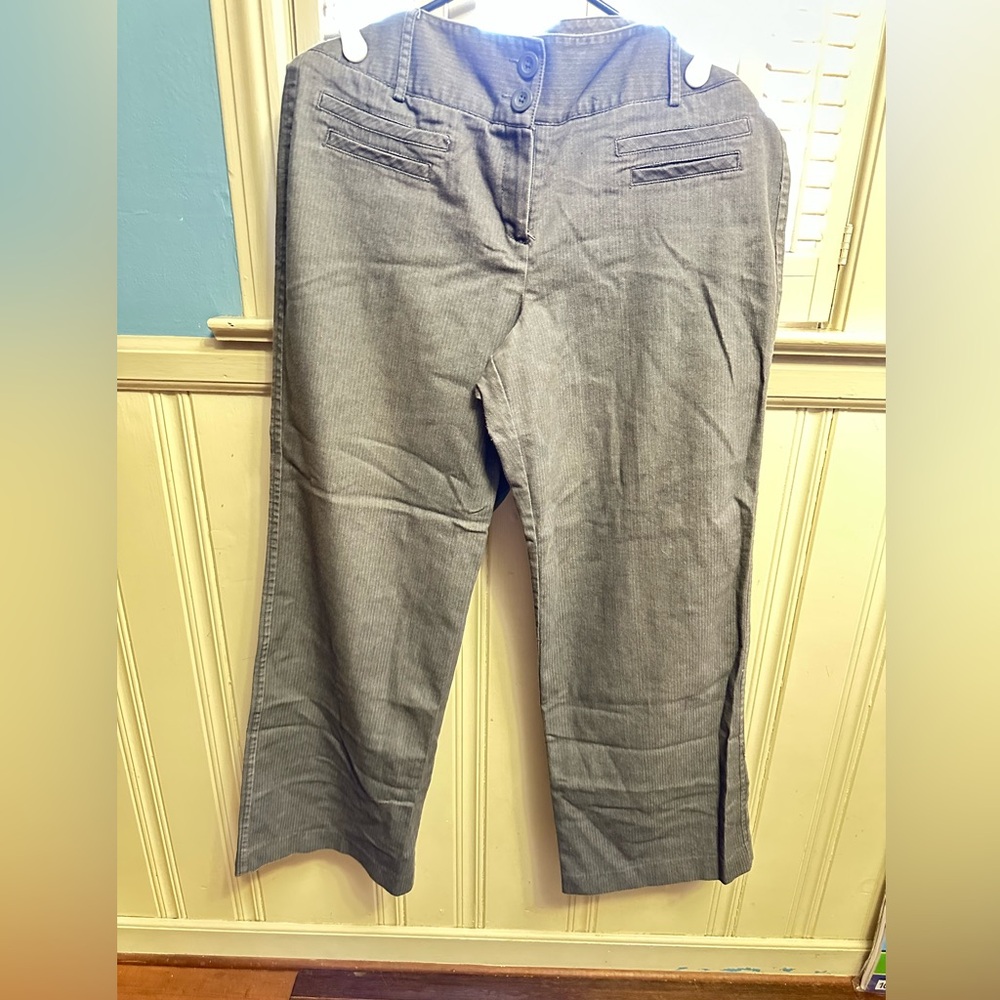 New Directions gray slacks - wide leg